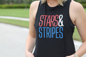 Stars & Stripes Crop Top