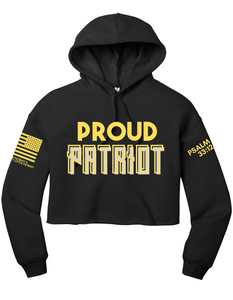 State Patriot x PLP Proud Patriot Cropped Hoodie