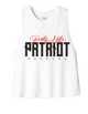 State Patriot x PLP Signature Cropped Tank - White