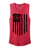 1776 Flag Women's  Muscle Tank - Red